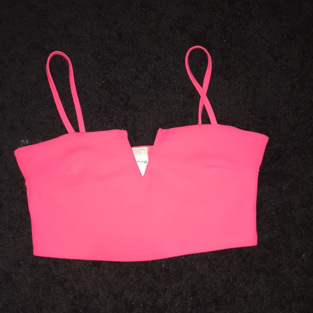 NWT Hot Pink crop top